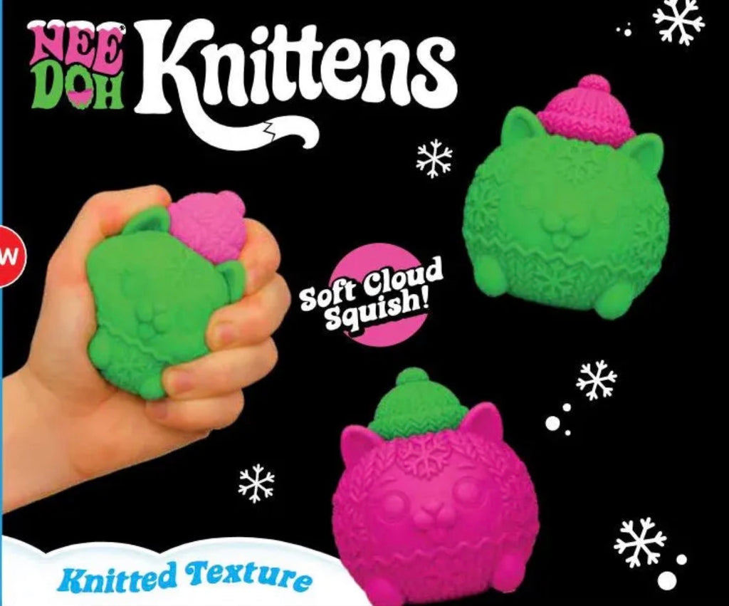 NeeDoh Knittens knitted texture and soft squish