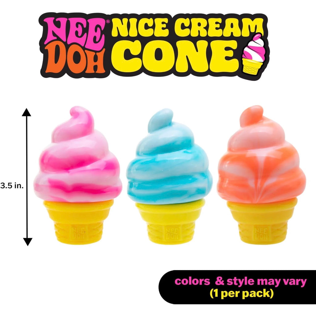 NeeDoh Nice Cream Cone ice cream-shaped squishy toy