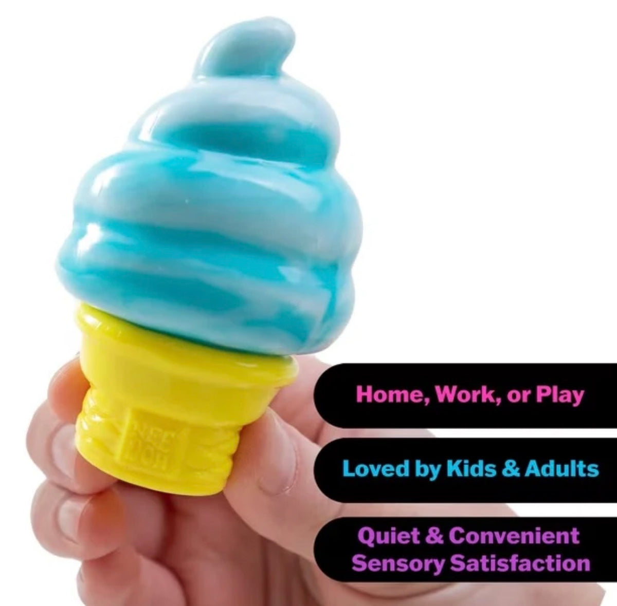 NeeDoh Nice Cream Cone ice cream-shaped squishy toy