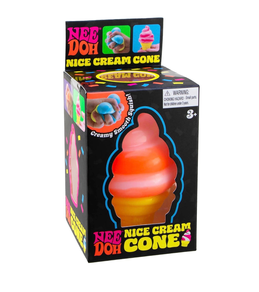 NeeDoh Nice Cream Cone ice cream-shaped squishy toy
