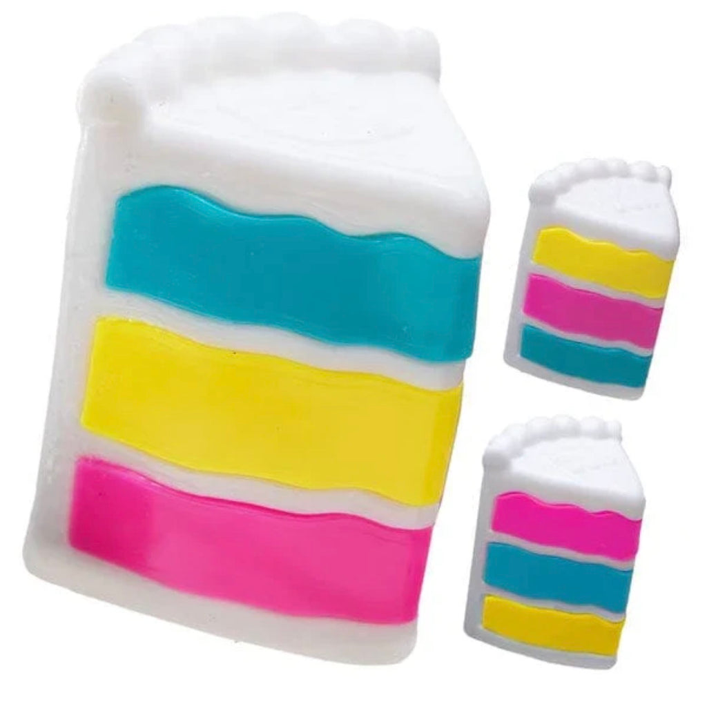 NeeDoh Peace O’ Cake colourful cake-shaped squishy toy