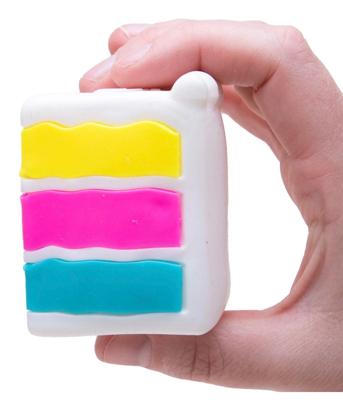 NeeDoh Peace O’ Cake colourful cake-shaped squishy toy