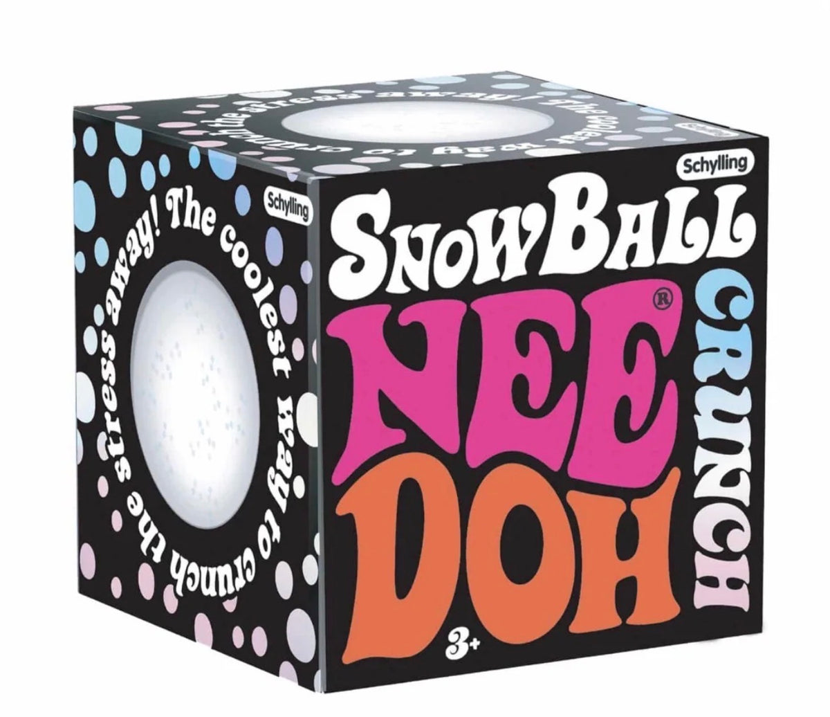 NeeDoh SnowBall Crunch packaging