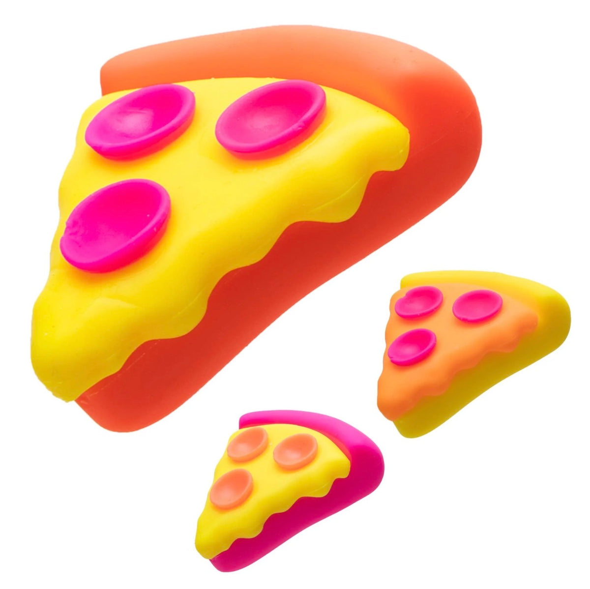 NeeDoh Squeezza pizza-shaped squishy toy