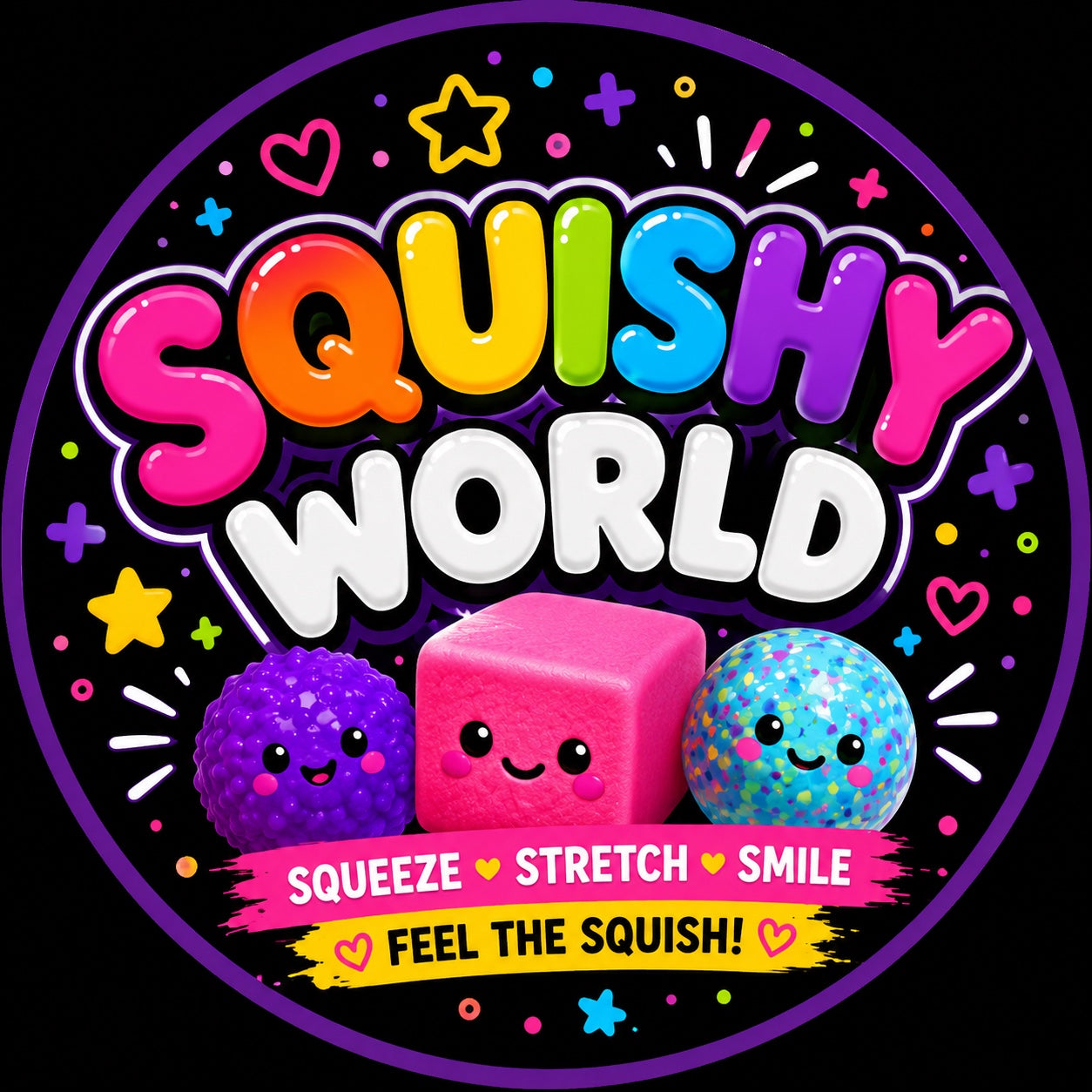 Squishy World — Squeeze, Stretch, Smile. Feel the squish!